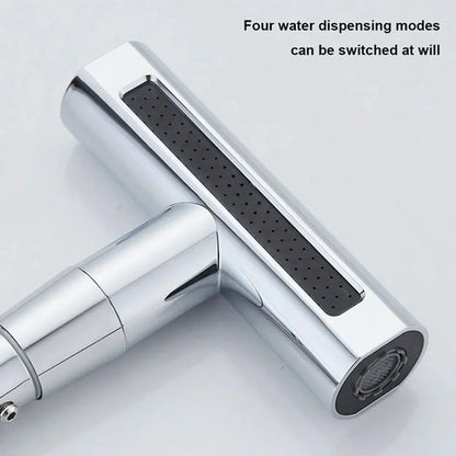 4 in 1 Rotating Faucet Water Extender, Kitchen Waterfall Faucet Extender.