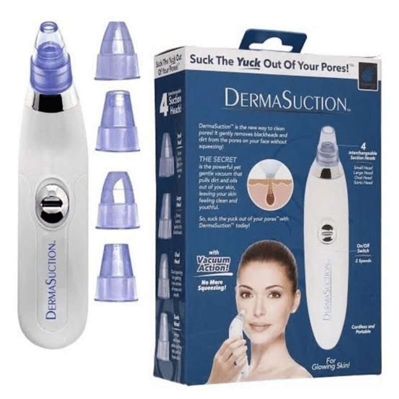 Blackhead Extractor Device: DermaSuction™ with Cell Operation for Blackhead Removal