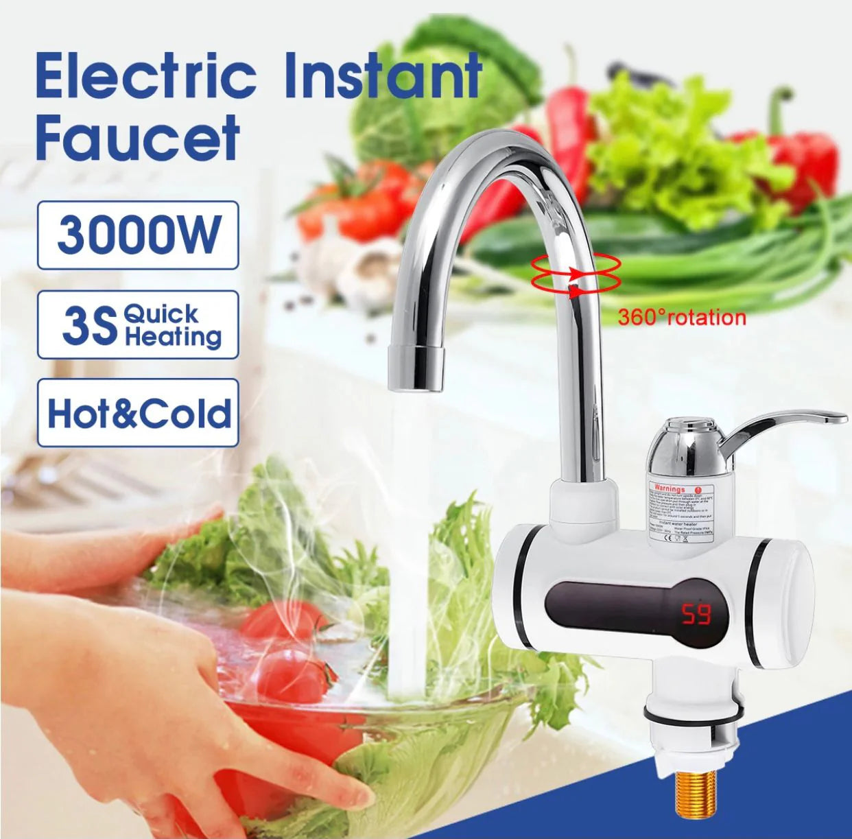 Instant Electric Water Heating Faucet/Tap