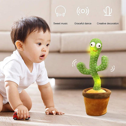 Rechargeable Dancing & Talking Cactus Toy