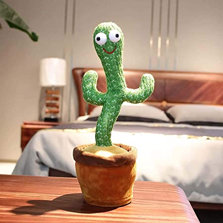 Rechargeable Dancing & Talking Cactus Toy