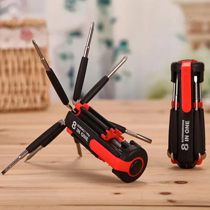 8 in 1 Multi Screwdriver set with led light