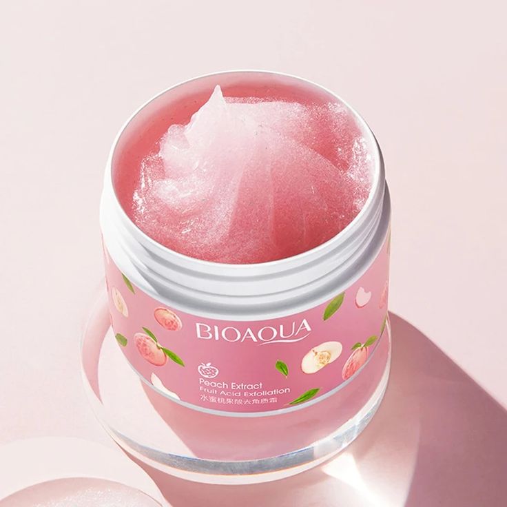 Products Bioaqua Peach Extract Fruit Acid Exfoliating Face Gel Cream