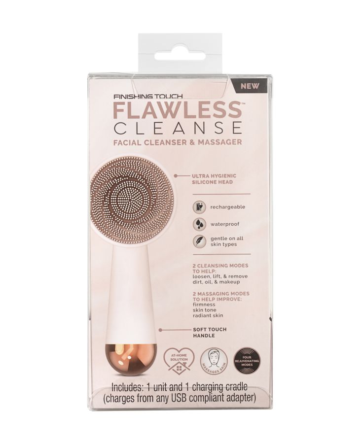 Finishing Touch Flawless Cleanse Silicone Face Scrubber & Cleanser