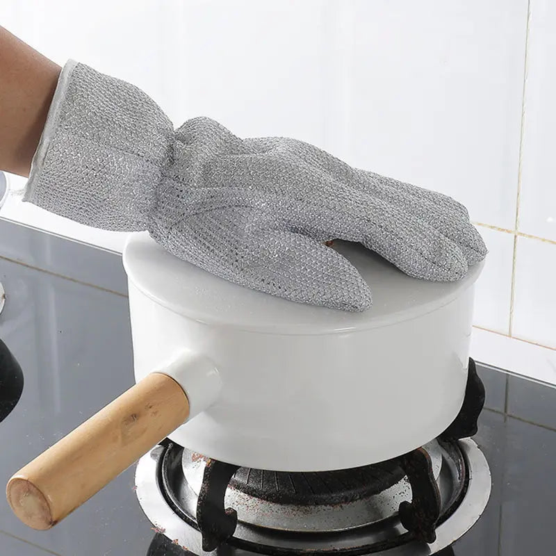 Multifunctional Steel Wire Dishwashing Gloves