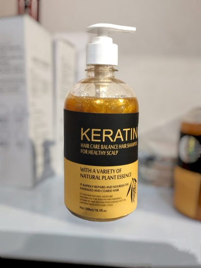 Keratin Hair Care Balance Hair Shampoo & Mask For Hair Treatment – (500ml)