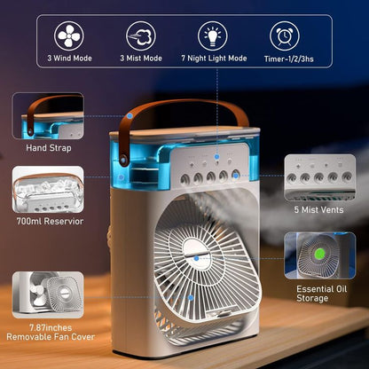 Portable Air Conditioner Fan, Mini Air Cooler