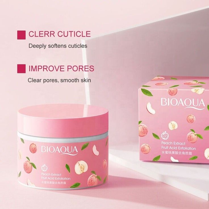 Products Bioaqua Peach Extract Fruit Acid Exfoliating Face Gel Cream