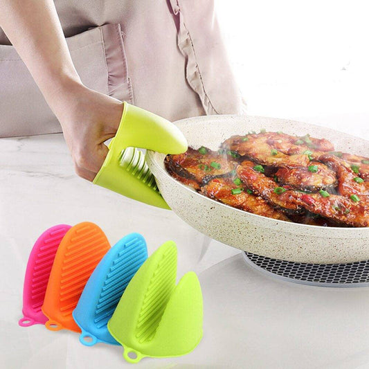 Silicone Heat-Resistant Pinch Mitts – Non-Slip Oven Gloves for Cooking & Baking