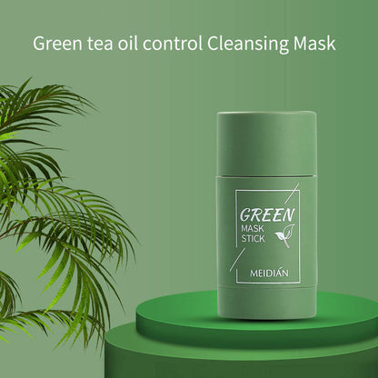 Green Mask Stick Black Head Stick Mask Remover and Moisturizes Oil Control