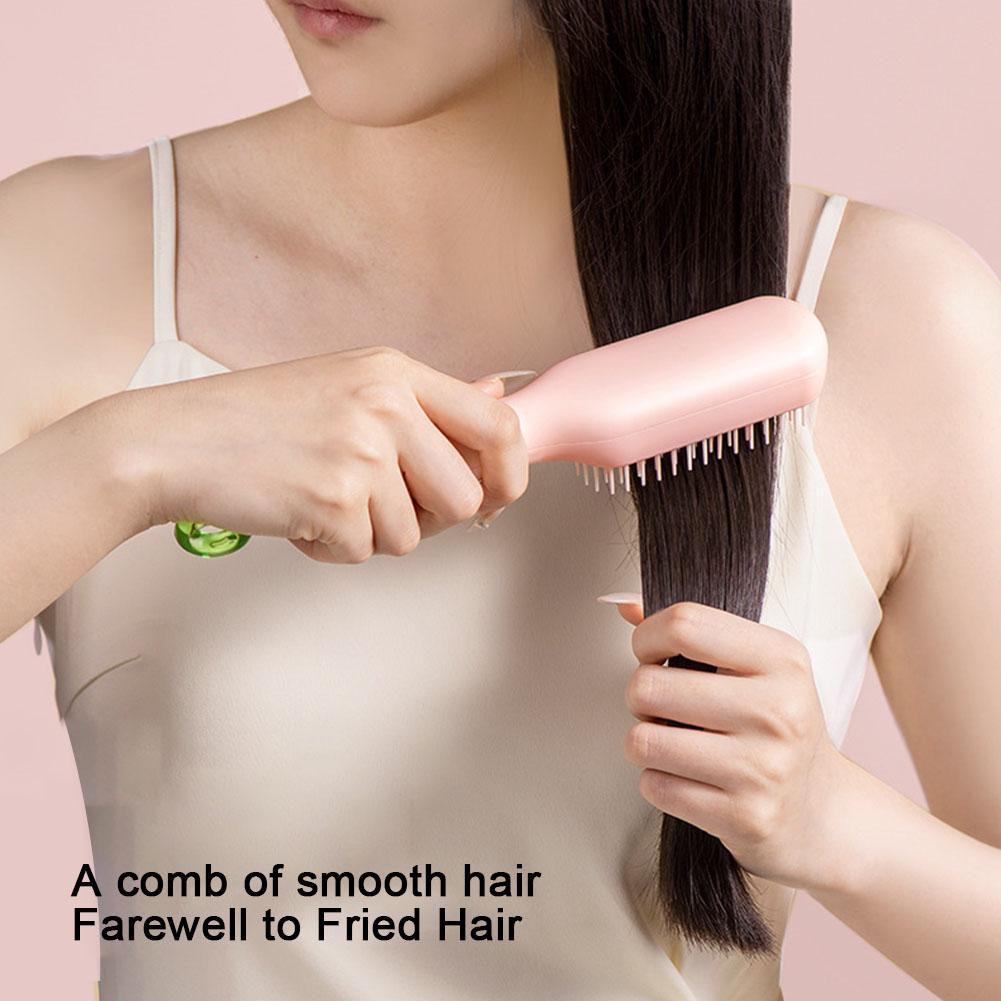 Self-Cleaning Hair Brush | Detangling & Easy Hair Removal Comb for All Hair Types