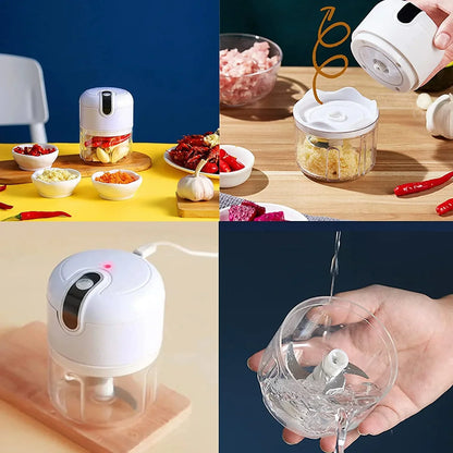 Rechargeable Mini Portable Food Chopper