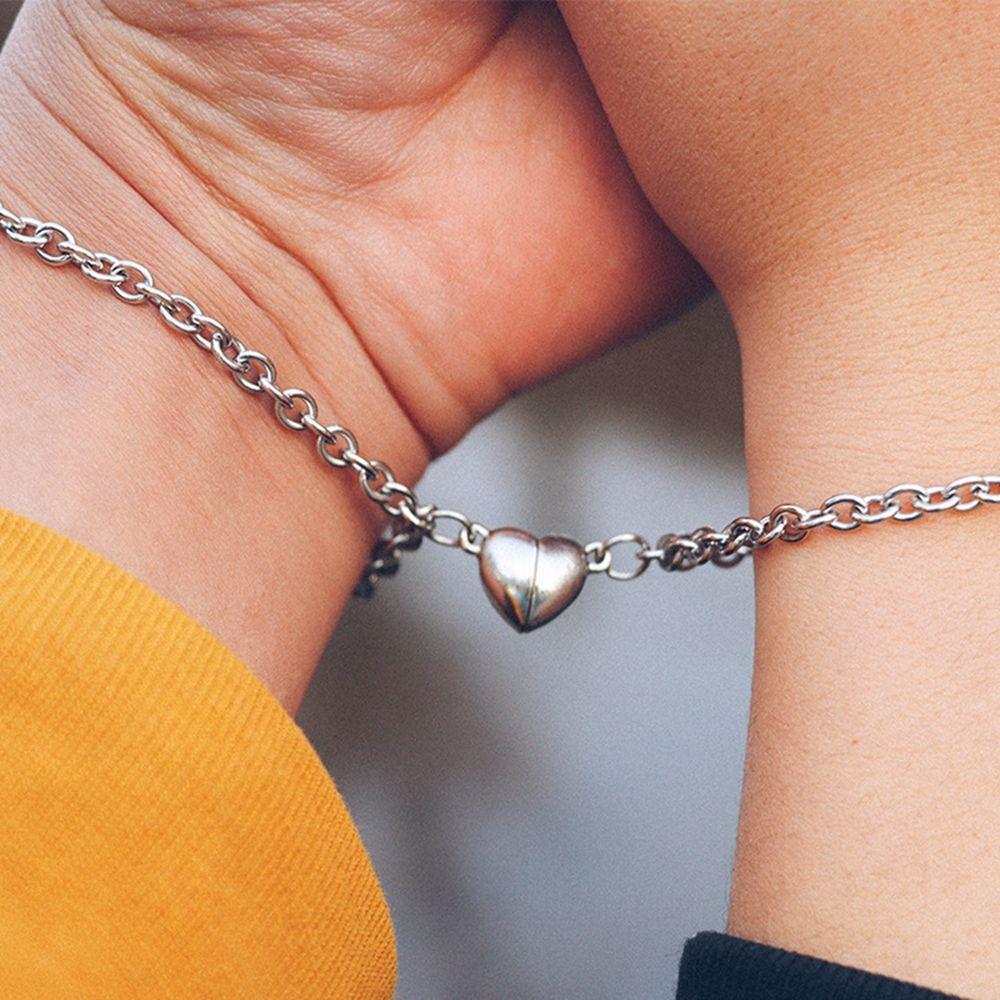 Heart Magnetic Couple Bracelets for Lovers