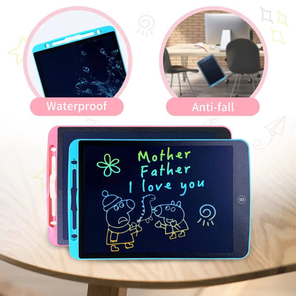 LCD Writing Tablet for Kids - 8.5 Inch Colorful Doodle Board,  One-Click Erase, Lock Function, Eye Protection & Eco-Friendly