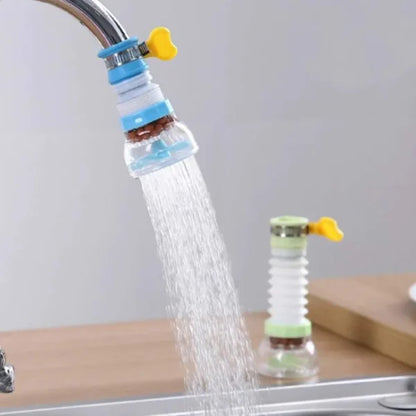 Dish Washing Brush with Soap Dispenser + Free 360° Rotating Faucet Extender