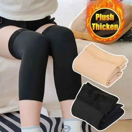 1Pair  Wool Long Leg Warmer Kneecap, Knee Protector For Men & Women